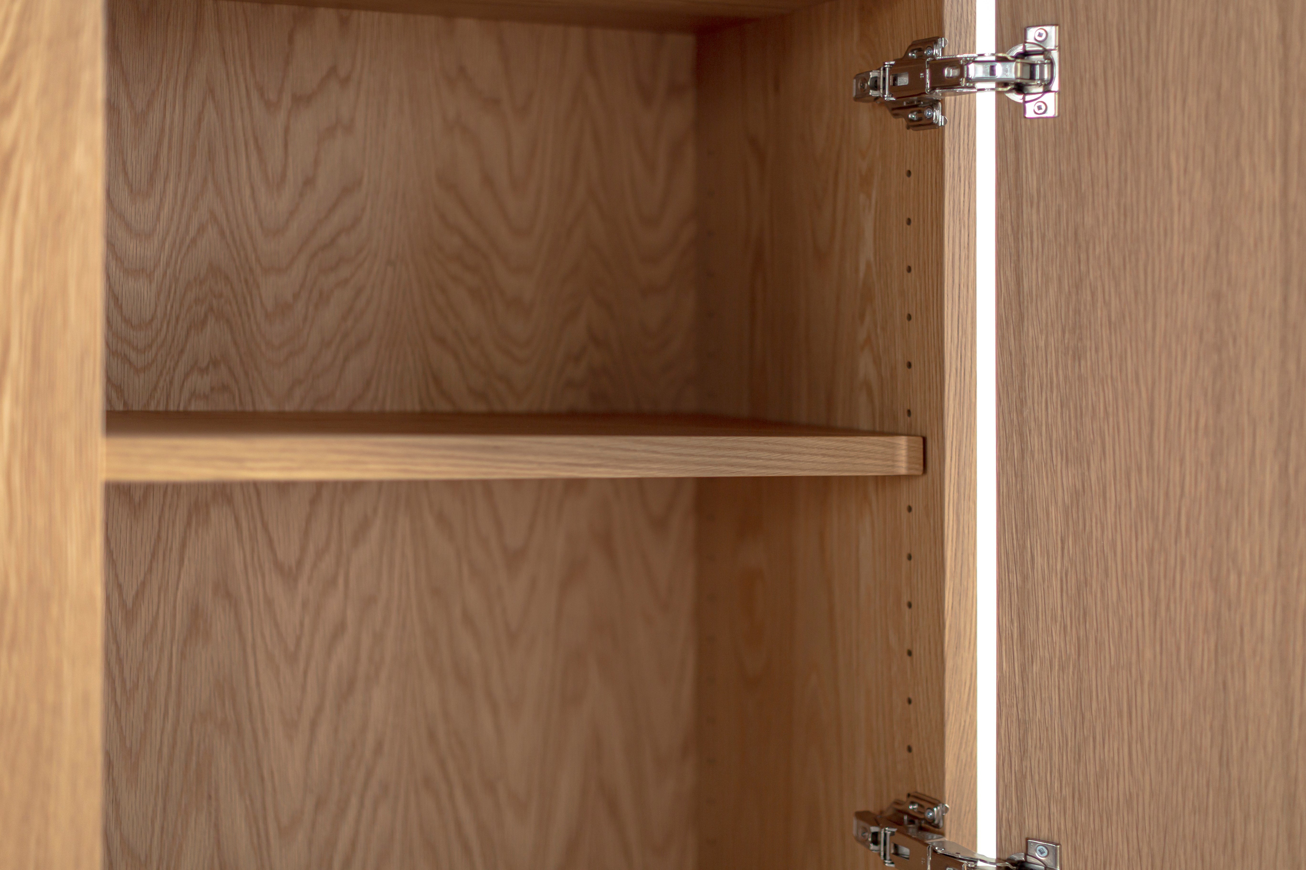 Bleached White Oak Carsen Cabinet - 1526