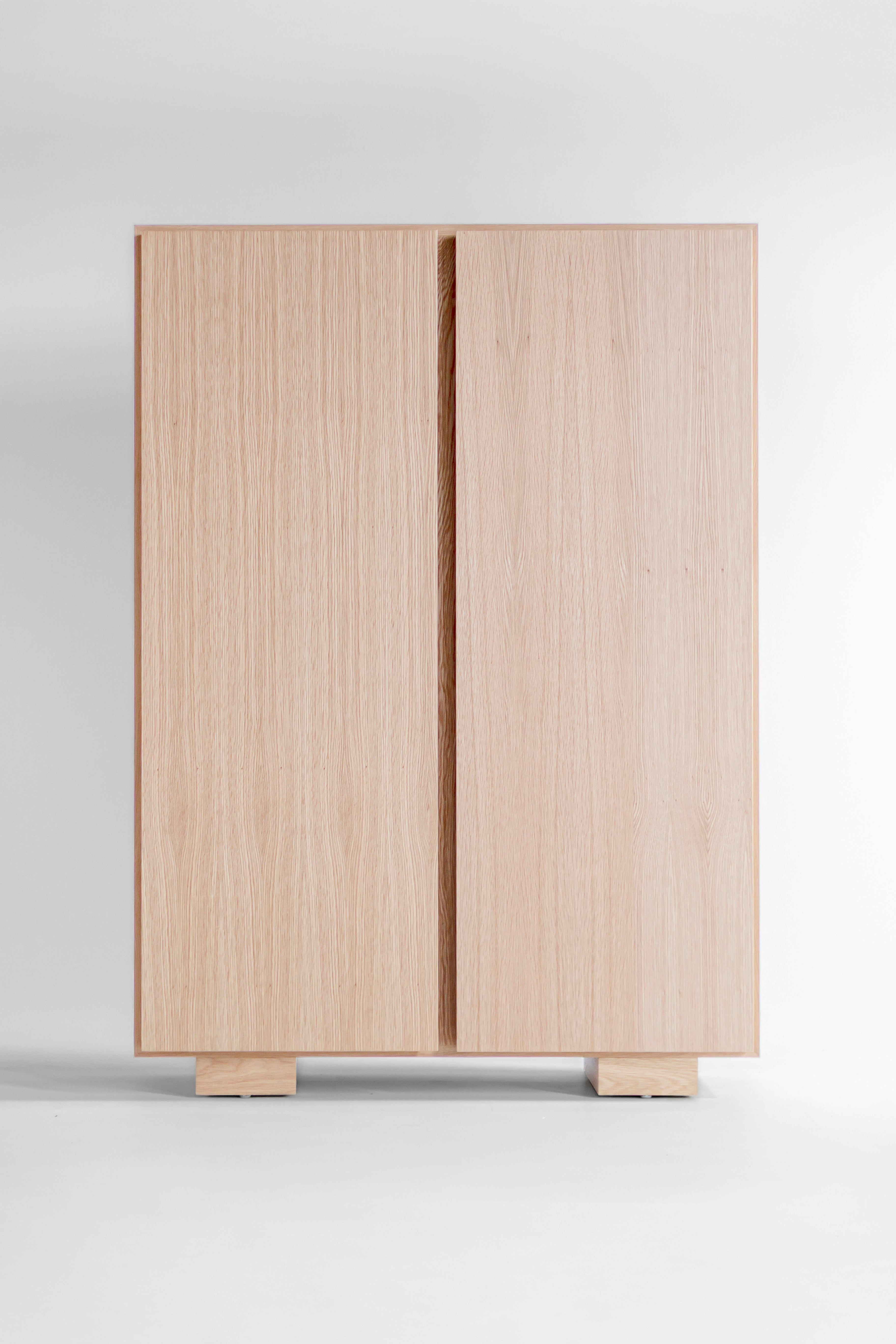 Bleached White Oak Carsen Cabinet - 1526