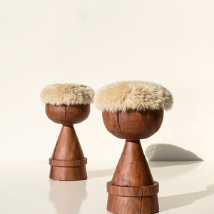Boca Counter Stool Walnut Sheepskin Image 03