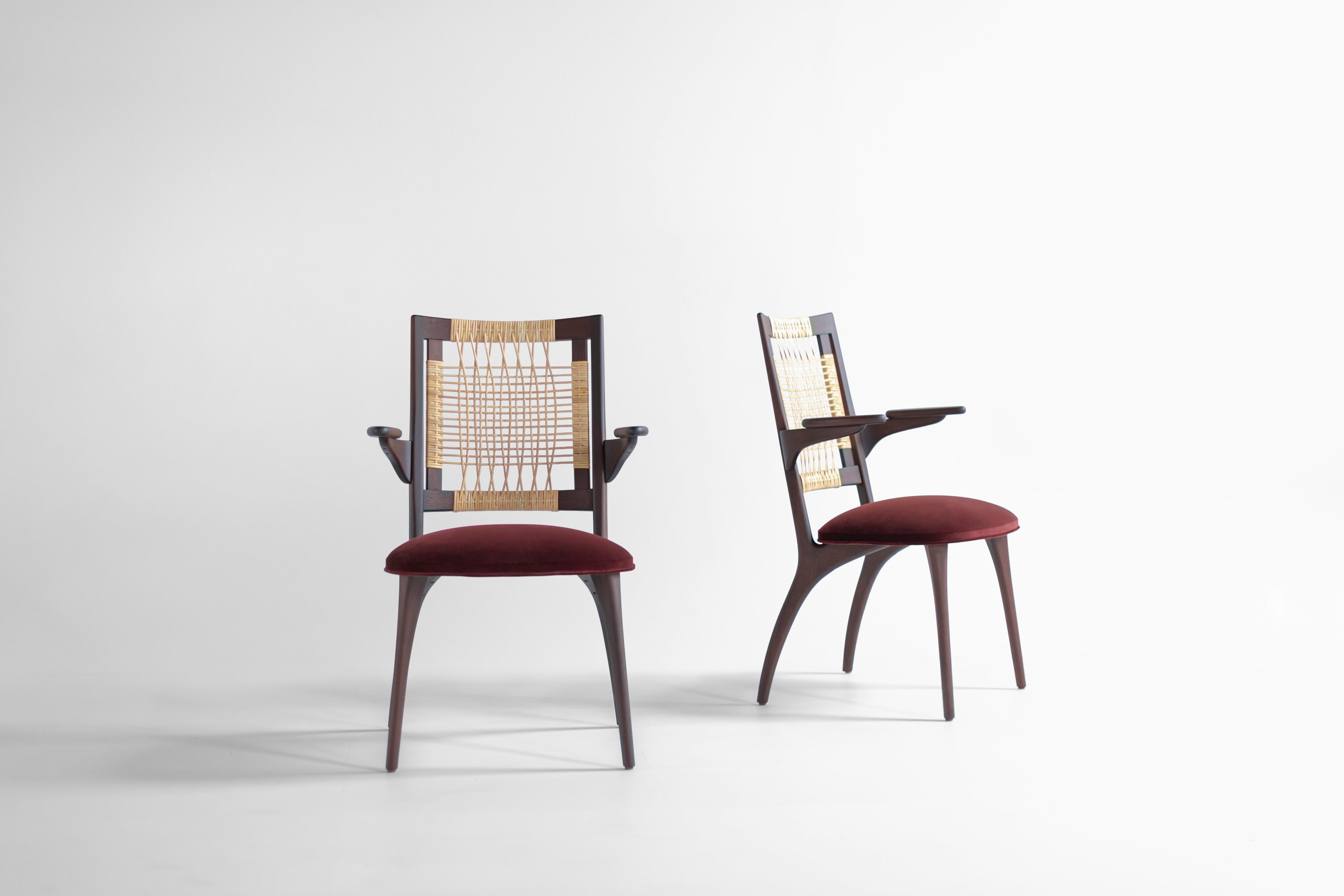 Bonnie Caneback Dining Arm Chair - 2508
