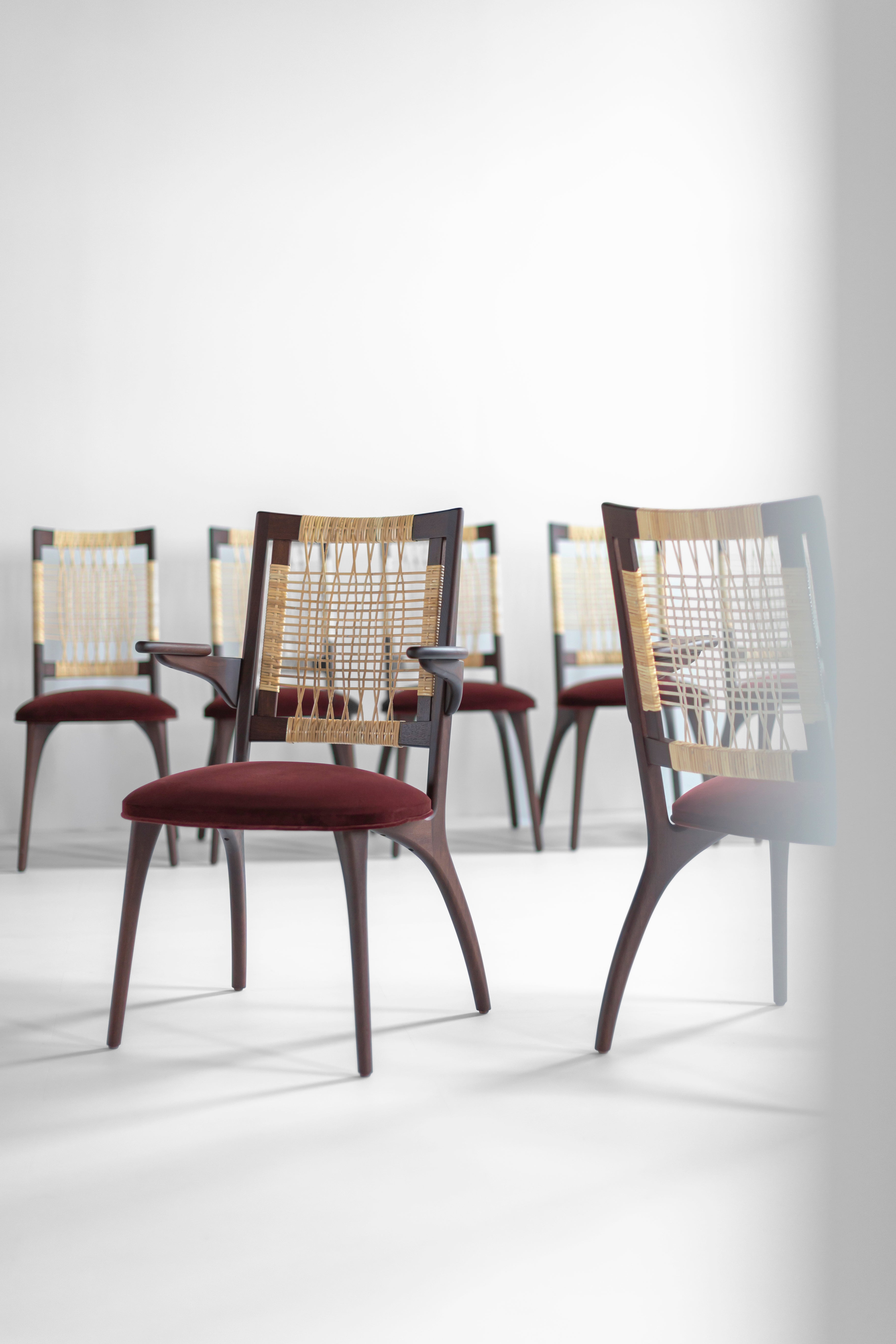 Bonnie Caneback Dining Arm Chair - 2508