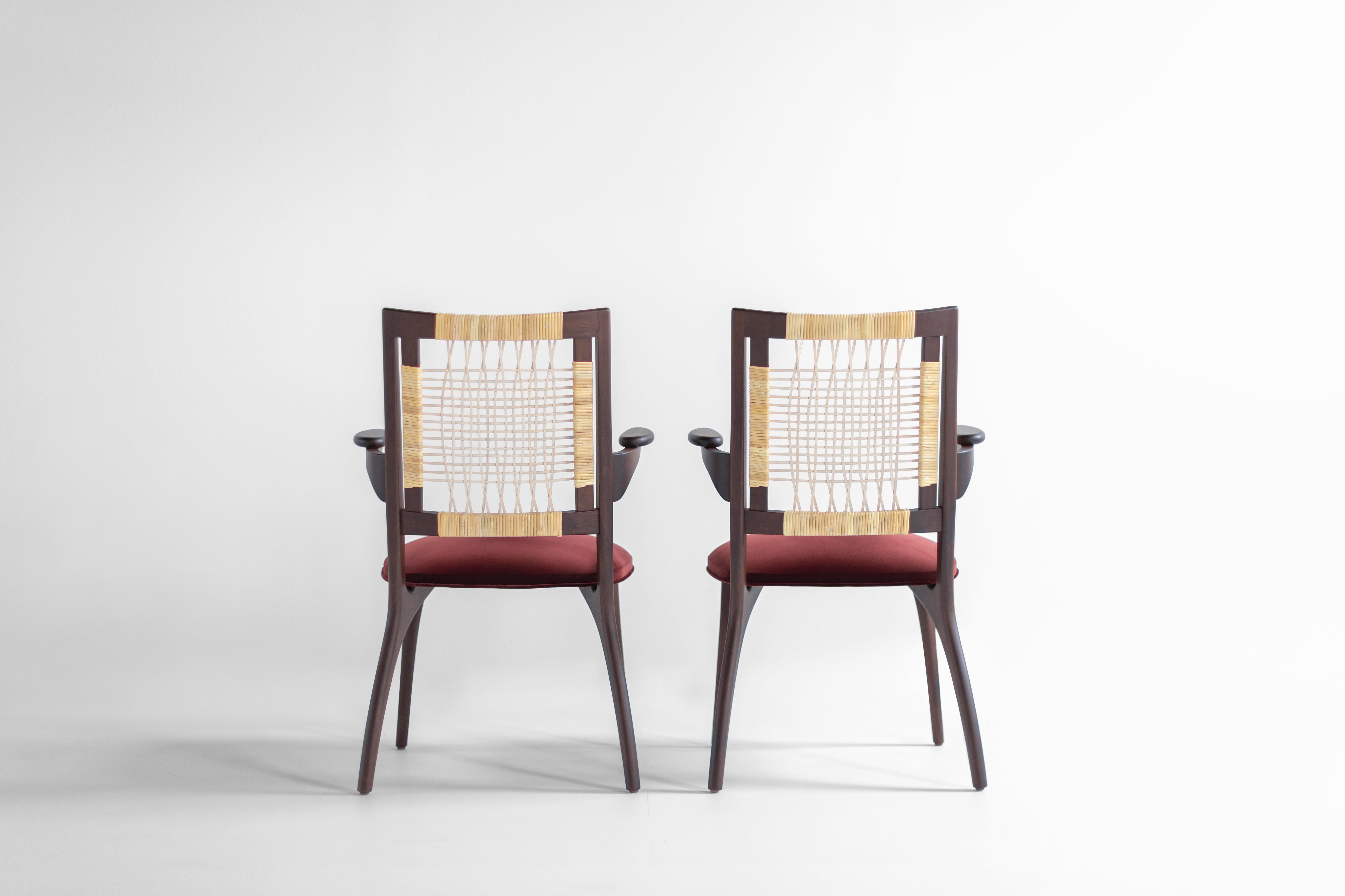 Bonnie Caneback Dining Arm Chair - 2508