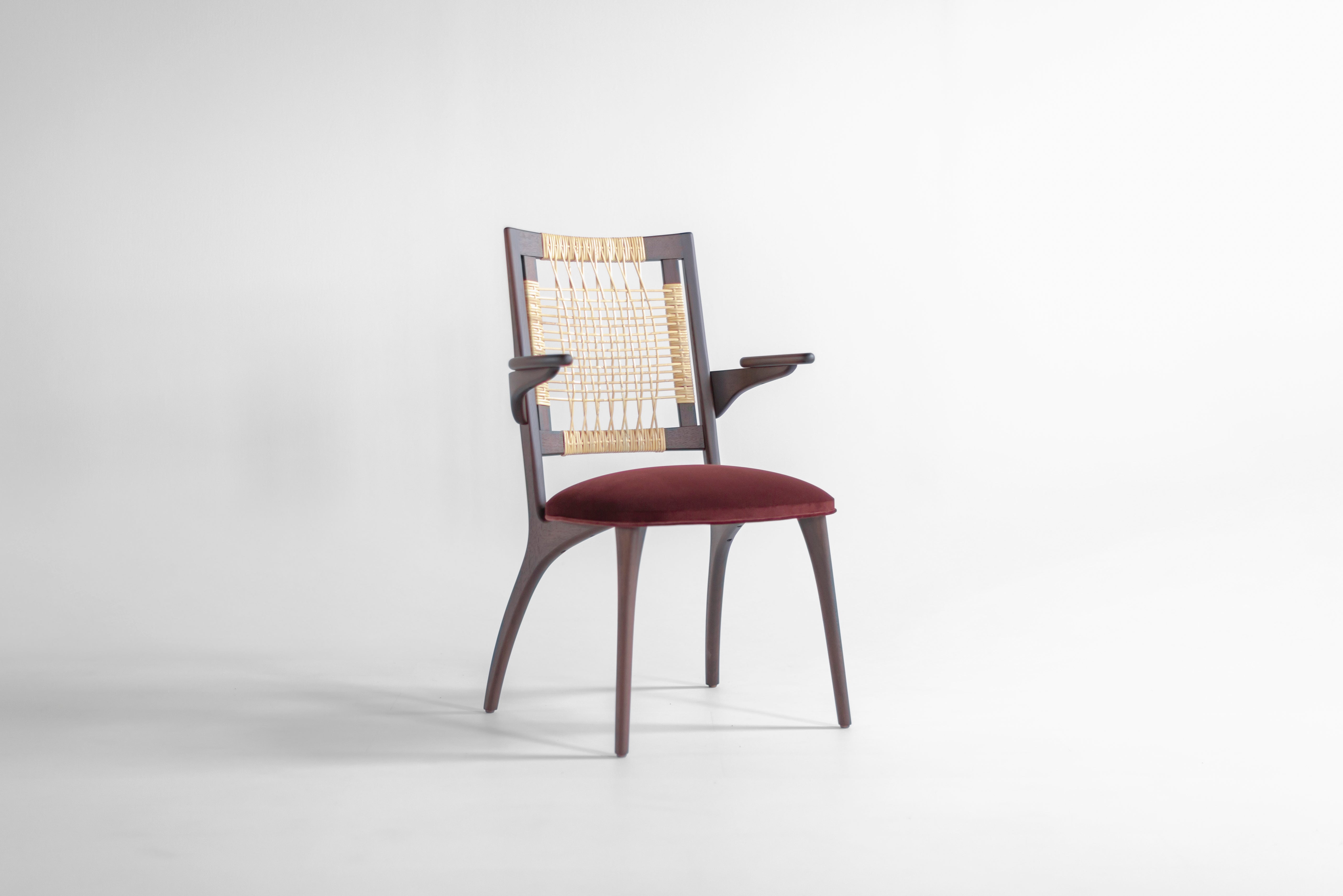 Bonnie Caneback Dining Arm Chair - 2508