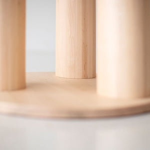 Cava Modern Round Dining Table Maple Image 06