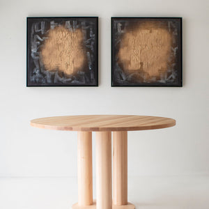 Cava Modern Round Dining Table Maple Image 07