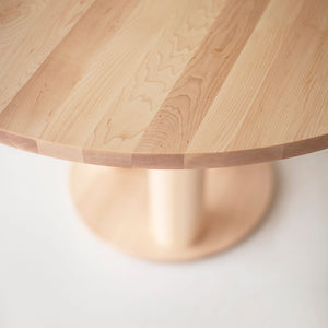 Cava Modern Round Dining Table Maple Image 09