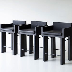 Chile Counter Stools Blackened Oak, Image 01