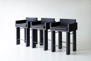 Chile Counter Stools Blackened Oak, Image 01