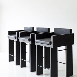 Chile Counter Stools Blackened Oak, Image 10