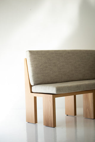 White oak with a commercial-grade finish