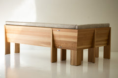 Corner section of the banquette