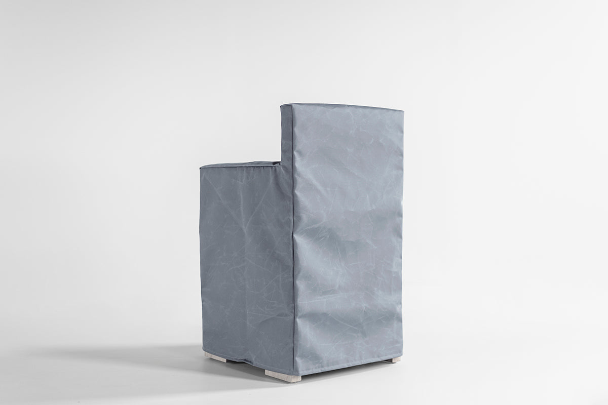Chile Stool Outdoor Cover in Slate Gray - 4926