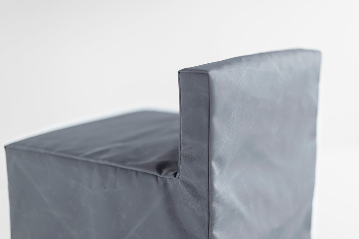 Chile Stool Outdoor Cover in Slate Gray - 4926