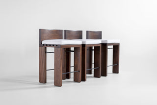 Chile Stools Outdoor Walnut Finish, image 1