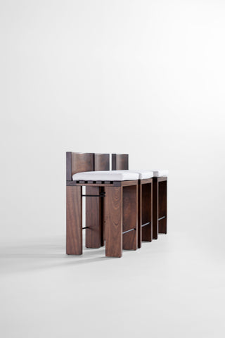 Chile Stools Outdoor Walnut Finish, image 10