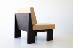 Side profile of the modern Chile side chair