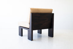 Modern luxury Chile side chair styled with decor