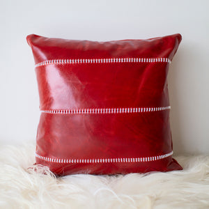 Christmas Throw Pillow Leather 0425 10