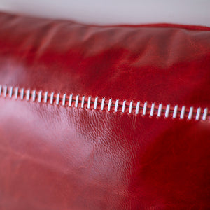 Christmas Throw Pillow Leather Image 02