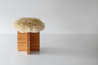 Cicely Dining Stool Sheepskin, Image 4