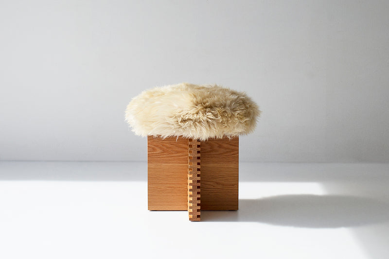 Cicely Dining Stool Sheepskin, Image 9