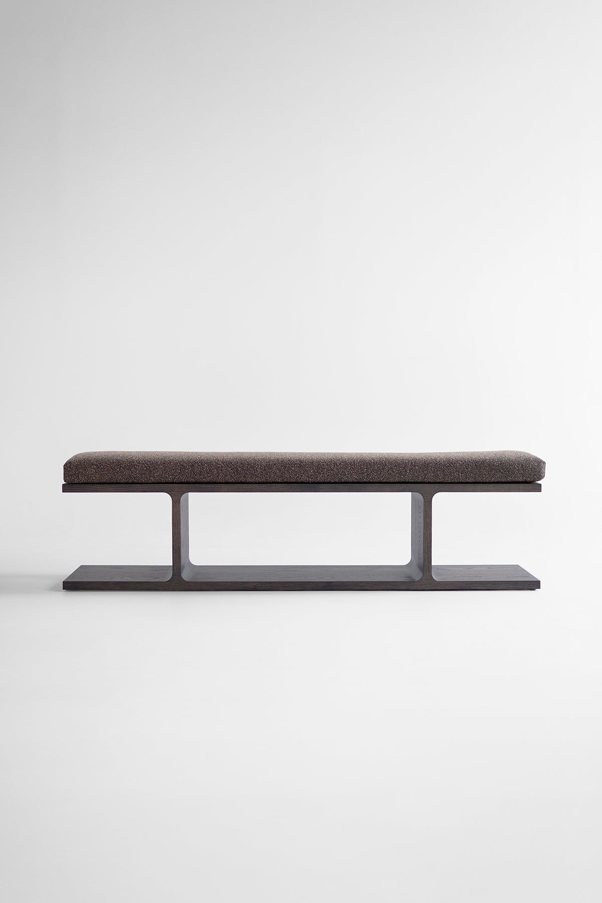 Contemporary Parker Bench in Warm Slate - 4426
