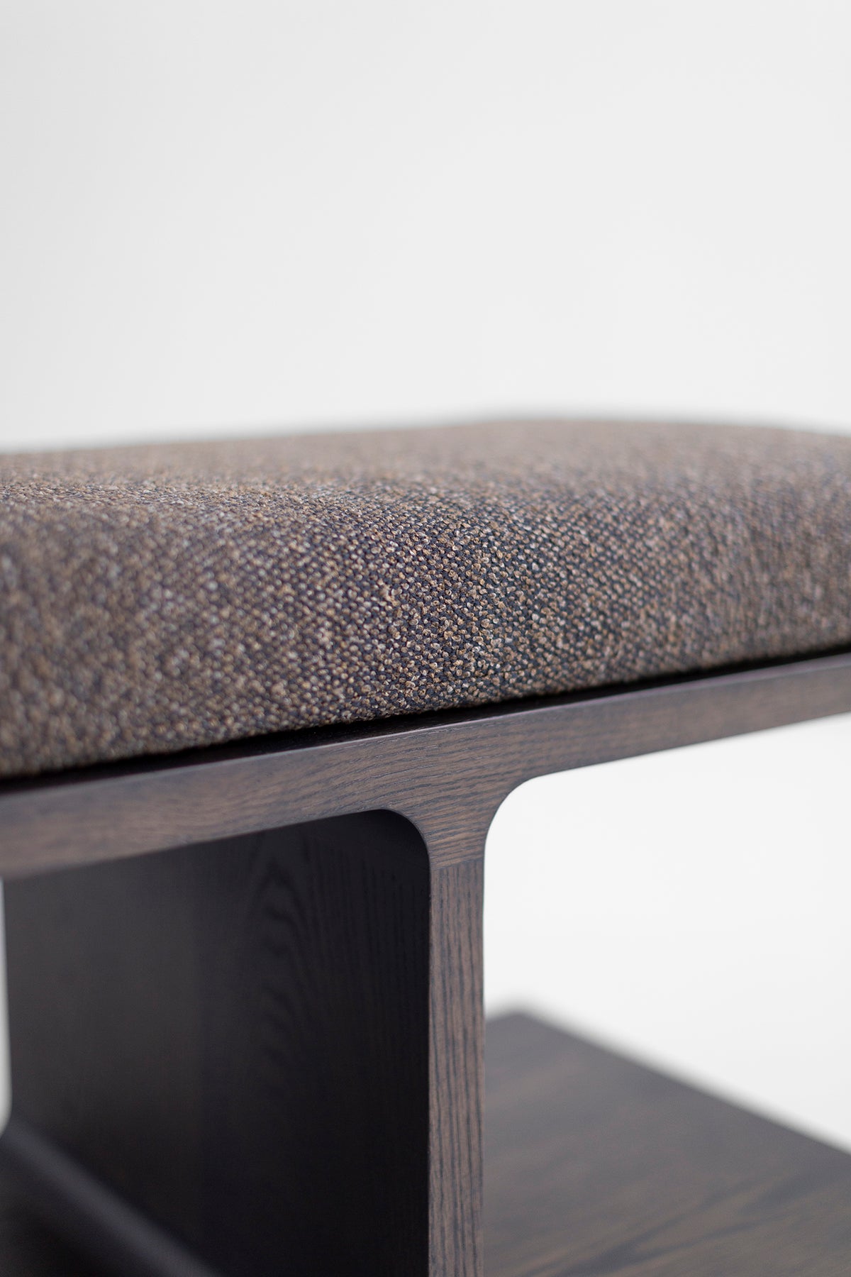 Contemporary Parker Bench in Warm Slate - 4426