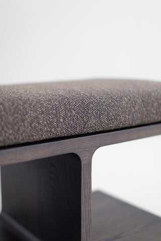 Contemporary Parker Bench Warm Slate, image 05