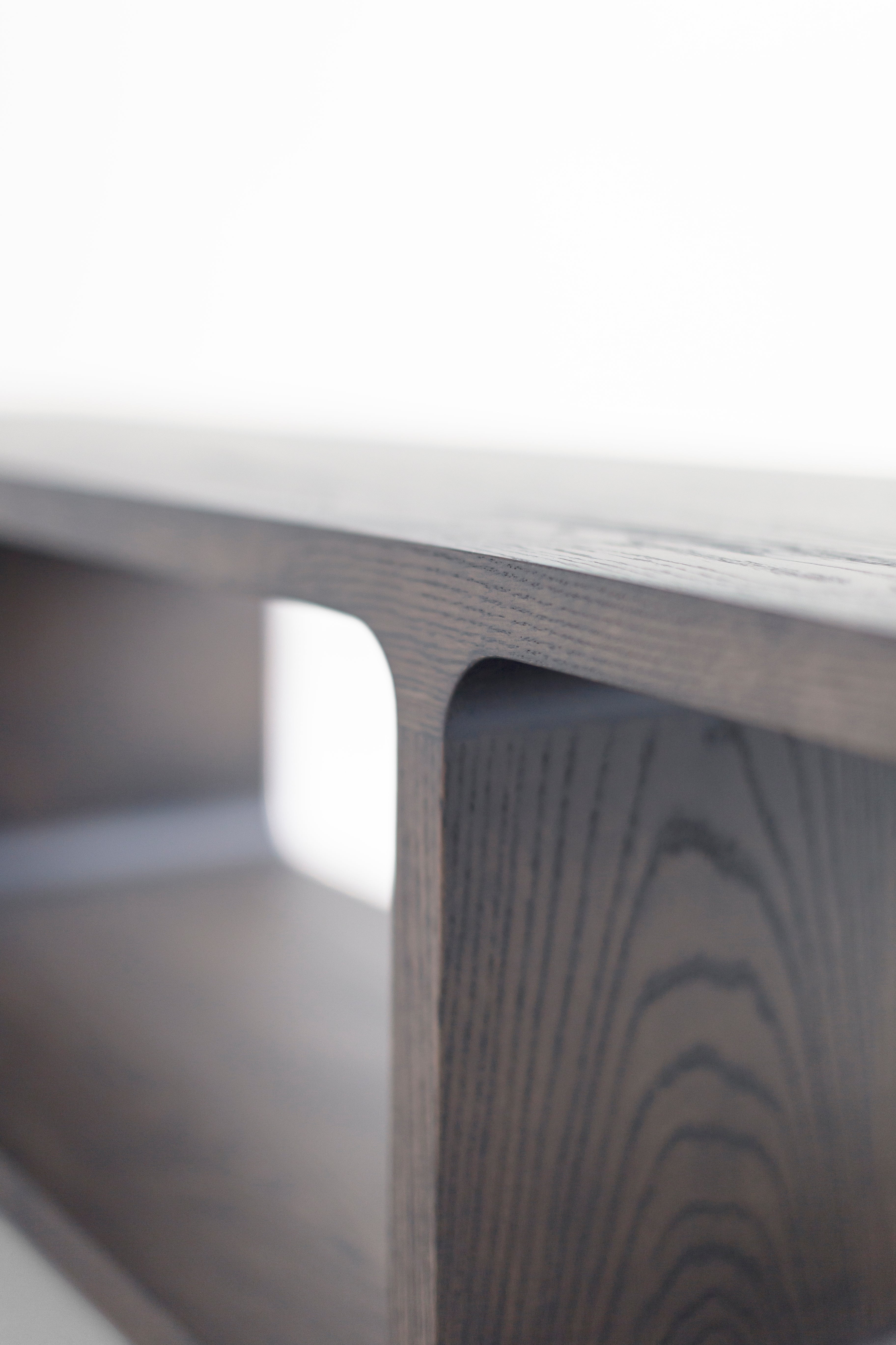 Contemporary Parker Bench in Warm Slate - 4426