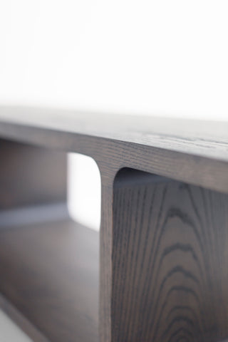 Contemporary Parker Bench Warm Slate, image 06