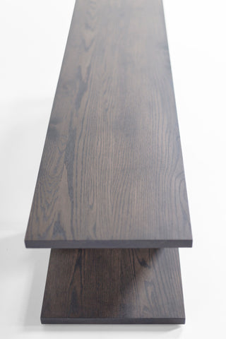 Contemporary Parker Bench Warm Slate, image 07