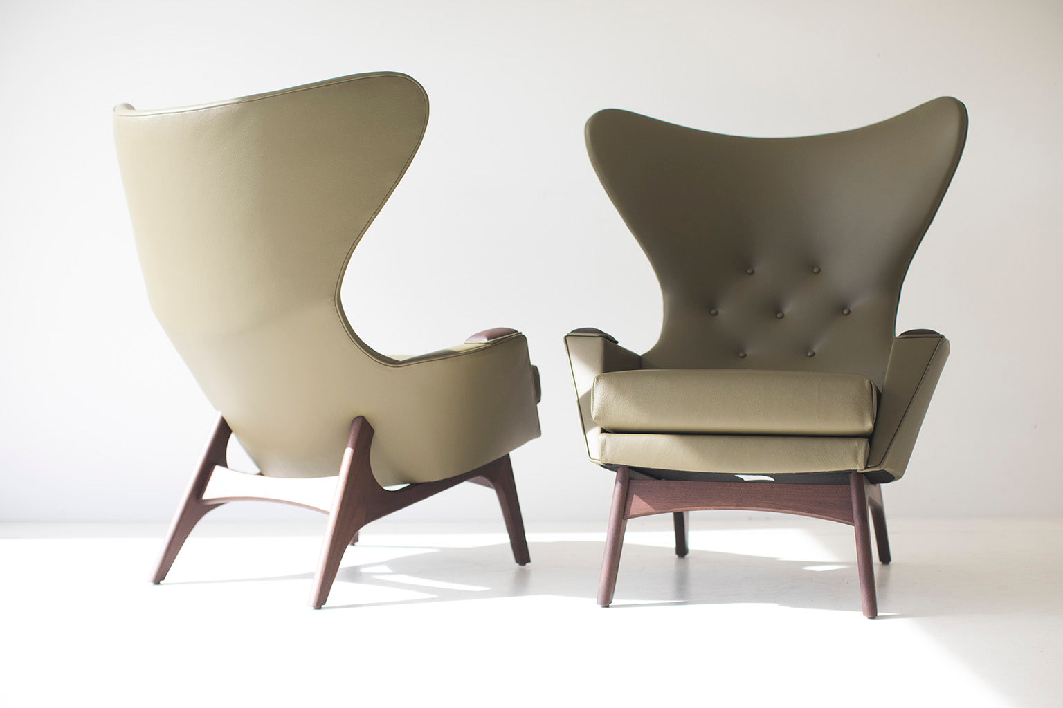 craft modern wing chairs large 1407, image 1