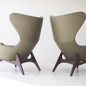 craft modern wing chairs large 1407, image 3