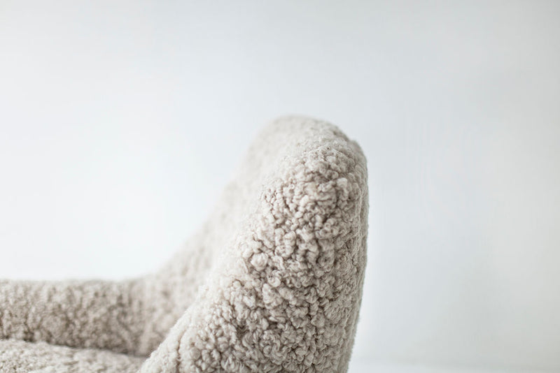 Full view of the modern luxury Craft Associates® Nantucket lounge chair against a white backdrop