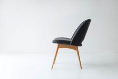 Angled view of a Craft Executive chair showing its handcrafted joinery