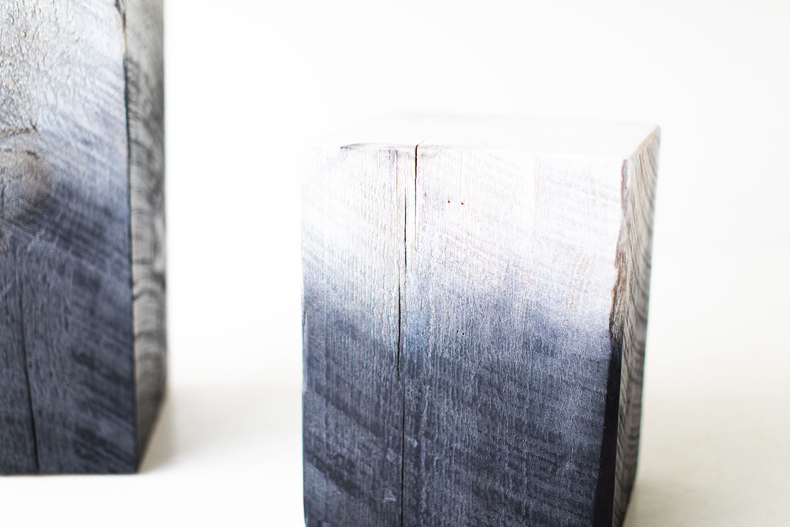 Organic Modern Maple Stump Side Table — Hand-Sawed Wood Side Table by Bertu Home