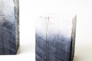 Drift finish maple stump side table