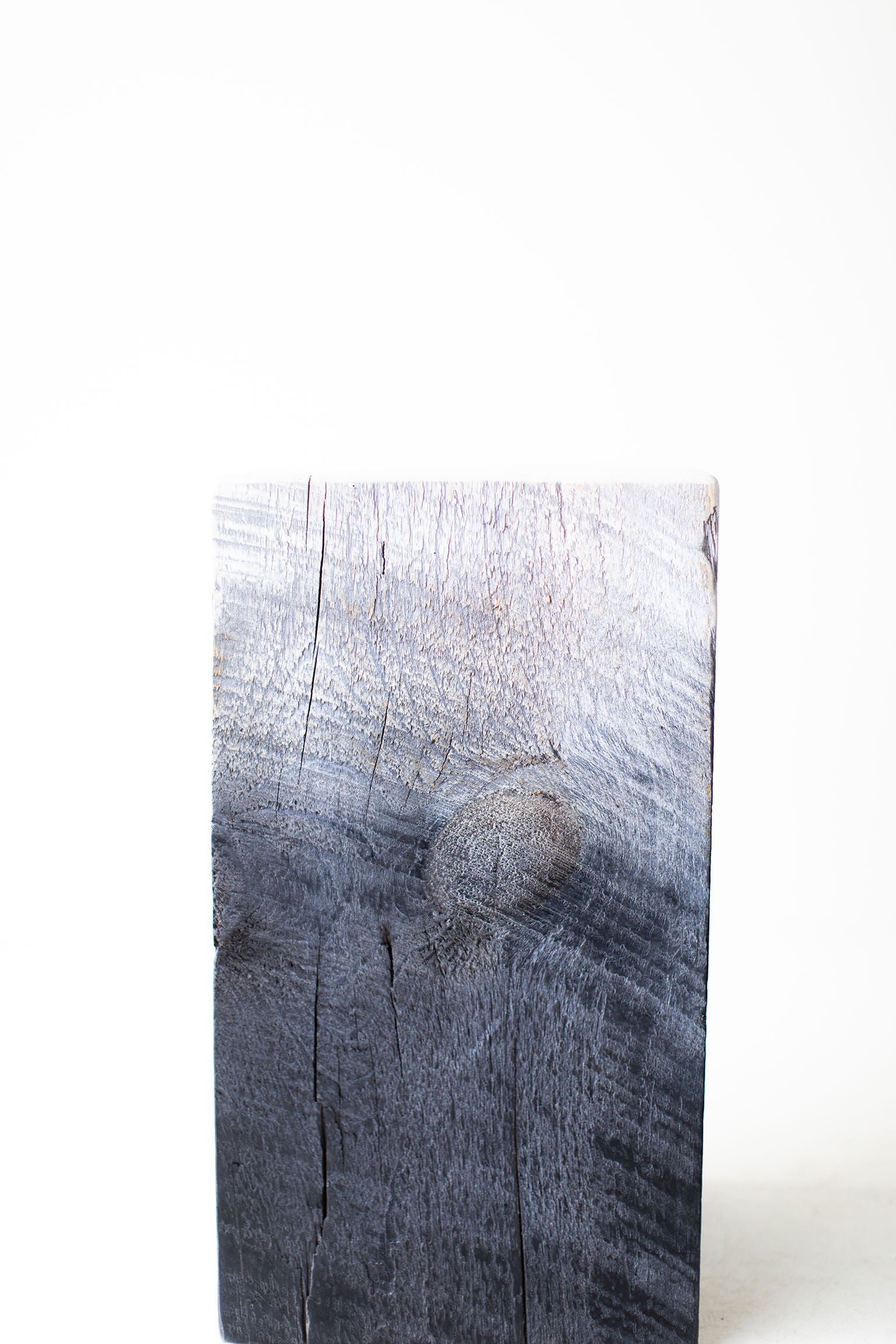 Organic Modern Maple Stump Side Table — Hand-Sawed Wood Side Table by Bertu Home