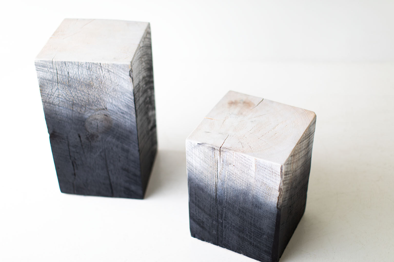 Organic Modern Maple Stump Side Table — Hand-Sawed Wood Side Table by Bertu Home