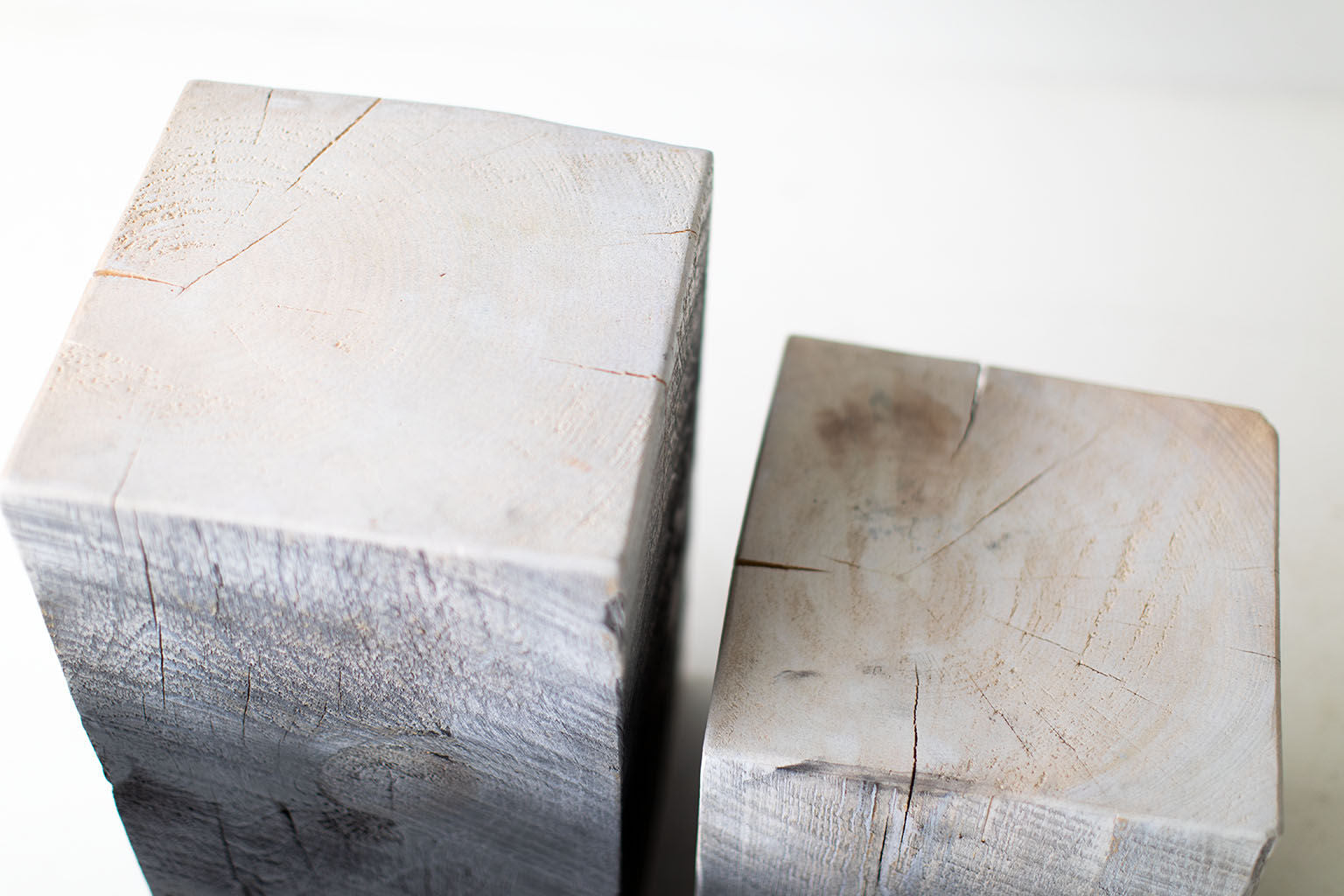 Organic Modern Maple Stump Side Table — Hand-Sawed Wood Side Table by Bertu Home