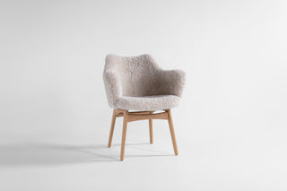 Executive Modern Dining Chair Fur, image 1