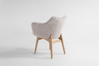 Executive Modern Dining Chair Fur, image 4