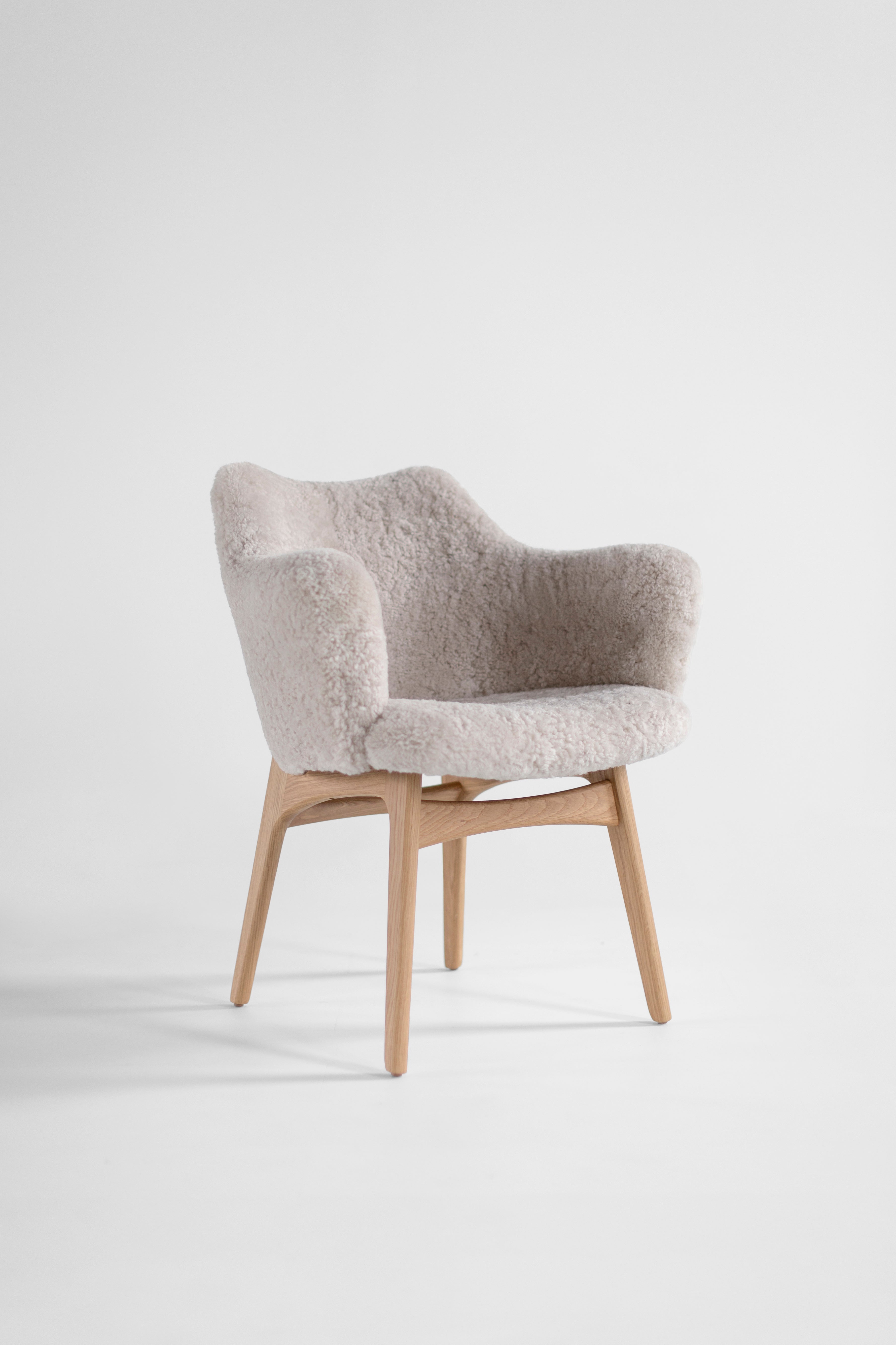 Executive Dining Chair In Fur - 2501