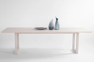 Harvest Dining Table Pickled White Oak, image 1