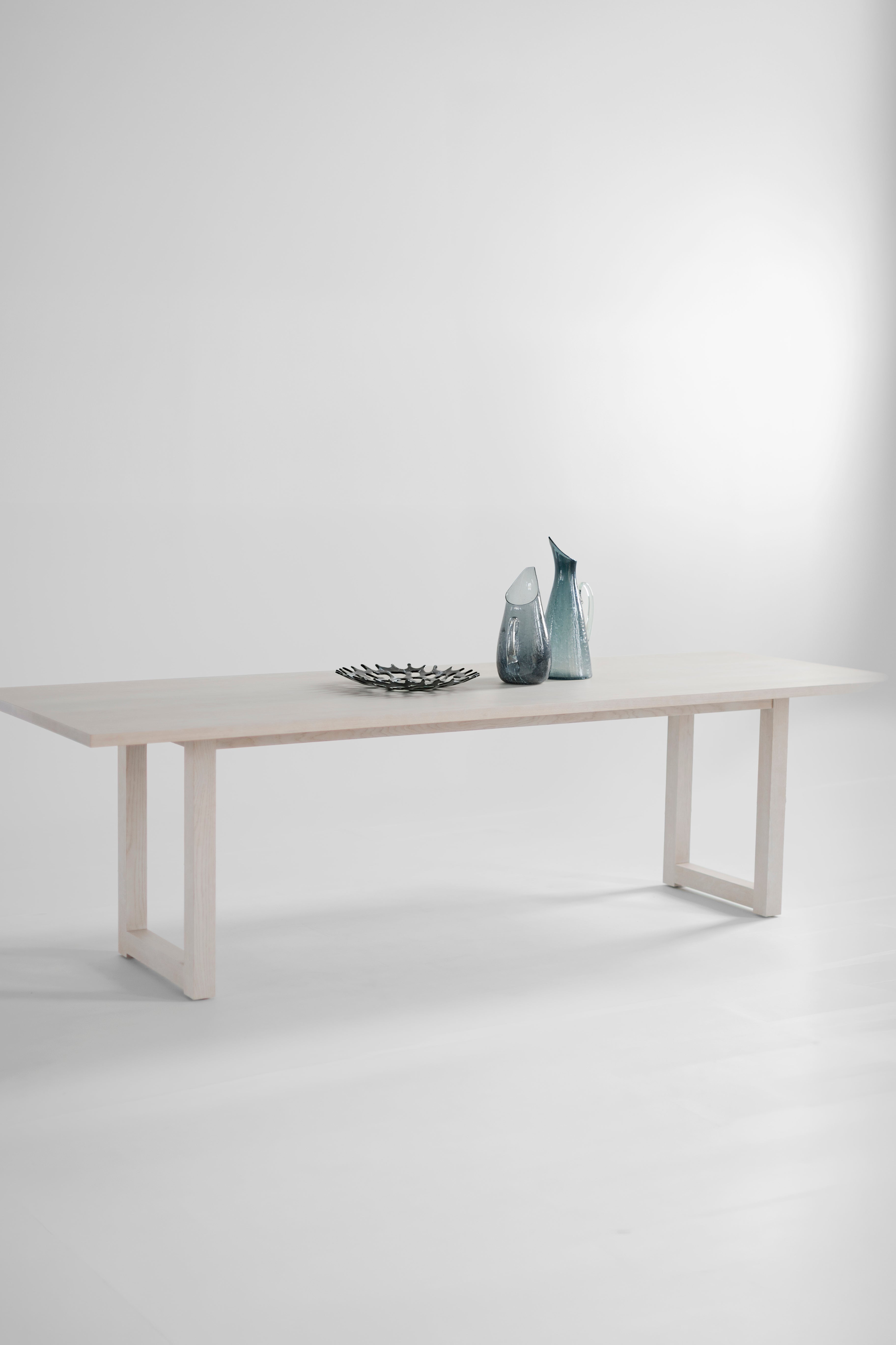Harvest Dining Table in Pickled White Oak - 1626