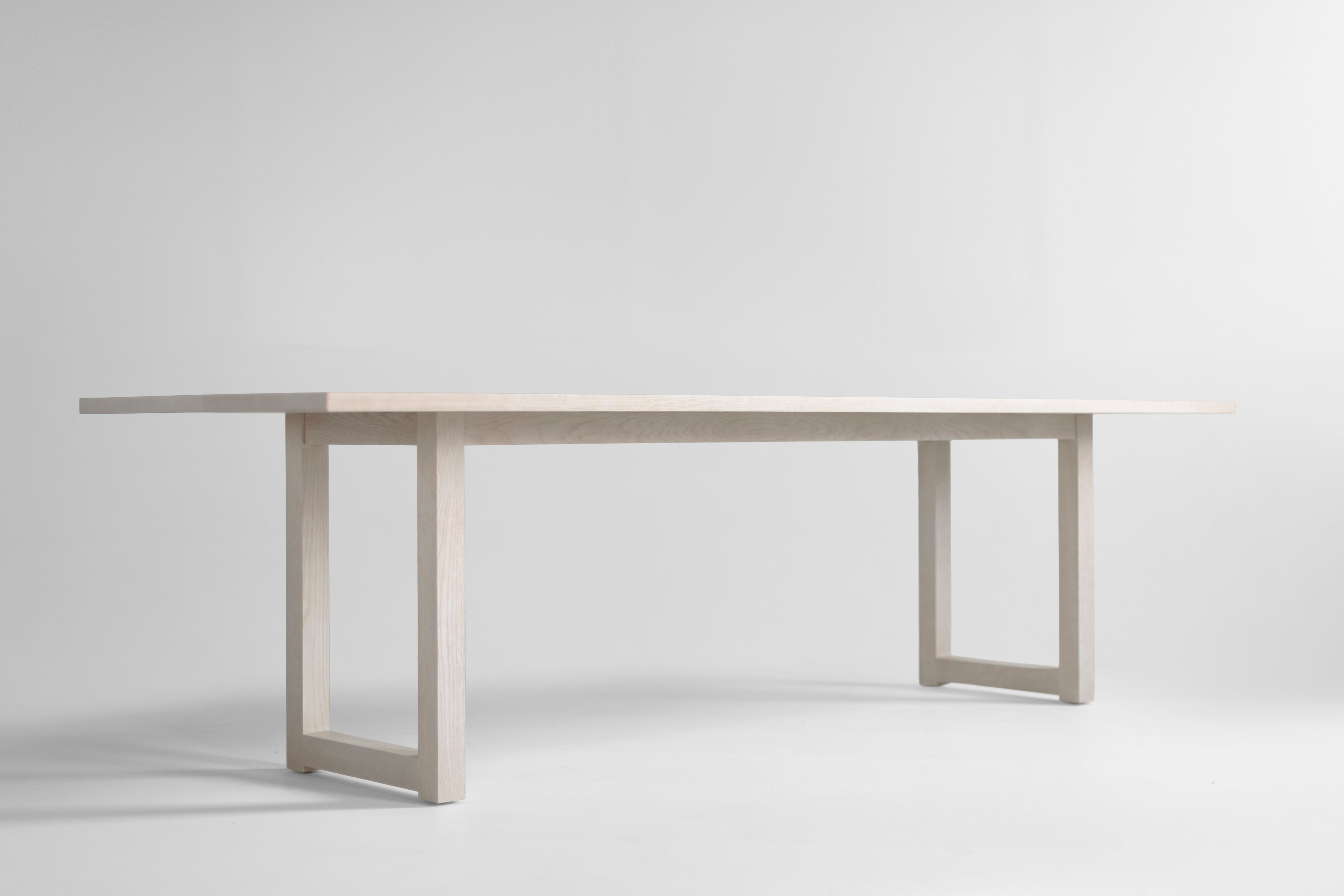 Harvest Dining Table in Pickled White Oak - 1626