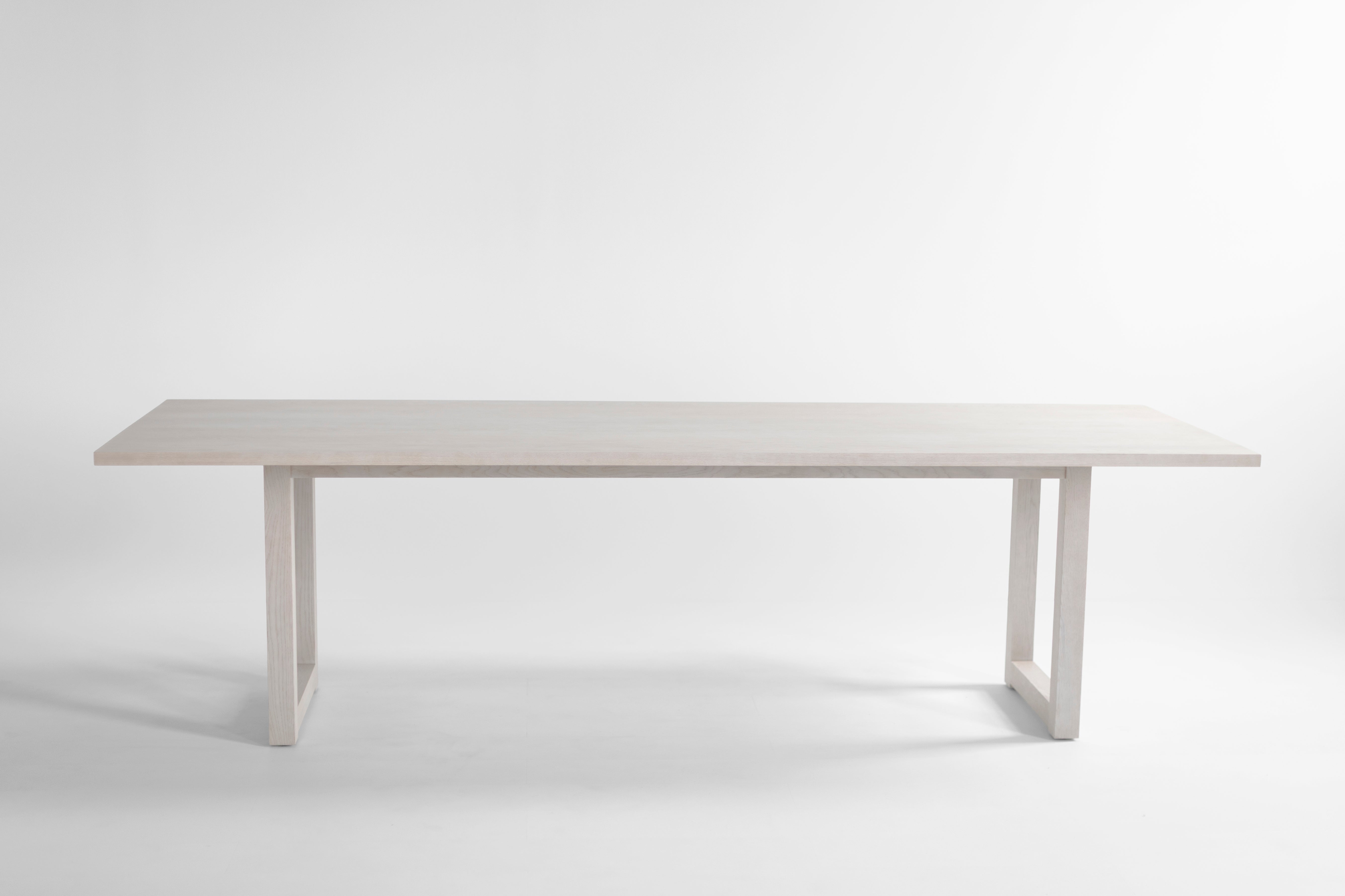 Harvest Dining Table in Pickled White Oak - 1626