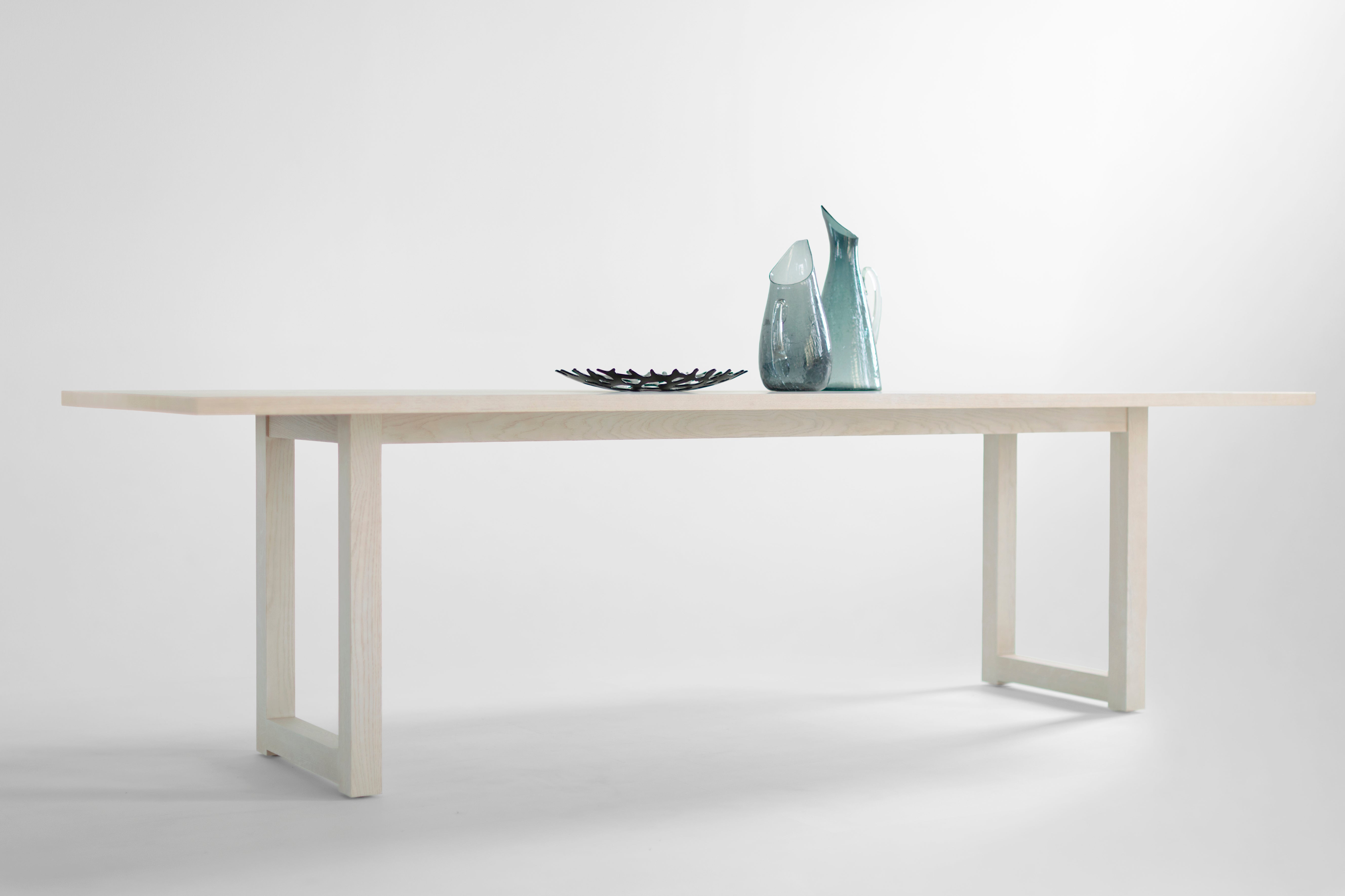Harvest Dining Table in Pickled White Oak - 1626