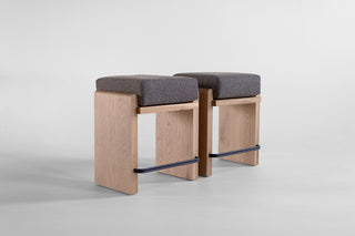 Iris Modern Counter Stool White Oak, image 1