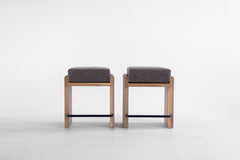 Iris Modern Counter Stool White Oak, image 3